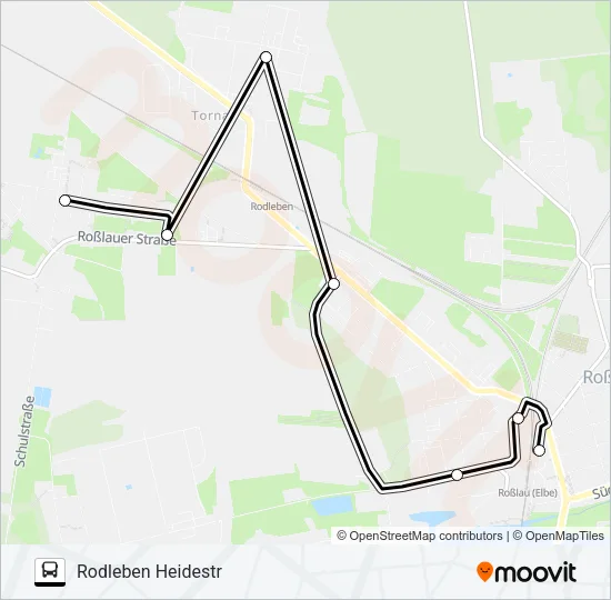 21 Bus Line Map