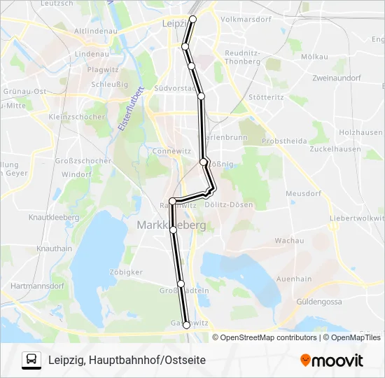 Автобус S4: карта маршрута