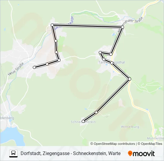 Автобус 23: карта маршрута