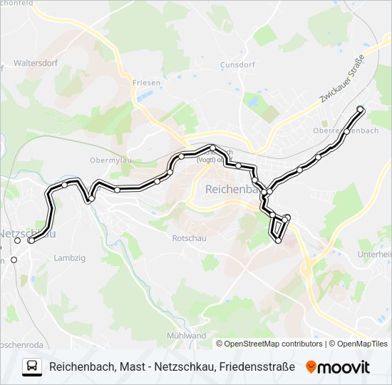 Автобус 85: карта маршрута