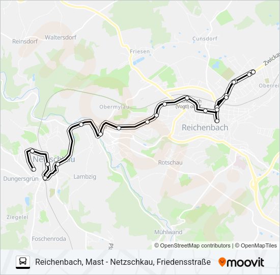 Автобус 85: карта маршрута