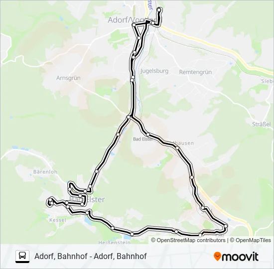 94 Bus Line Map