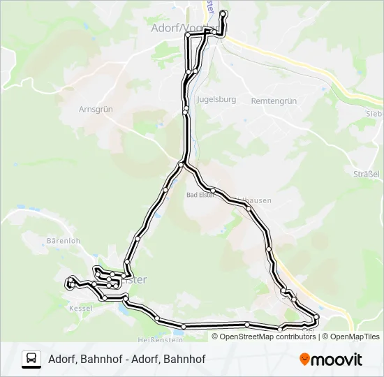 94 Bus Line Map