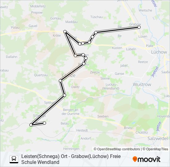 8915 bus Line Map