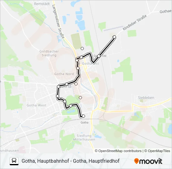 E Bus Line Map