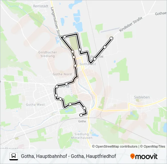 E Bus Line Map