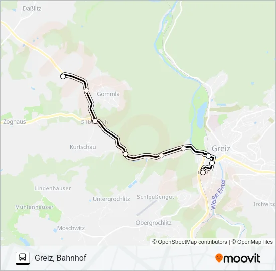 3 Bus Line Map