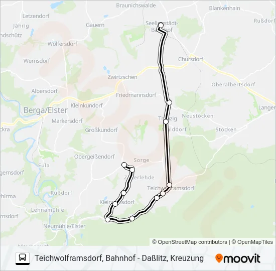 20 Bus Line Map