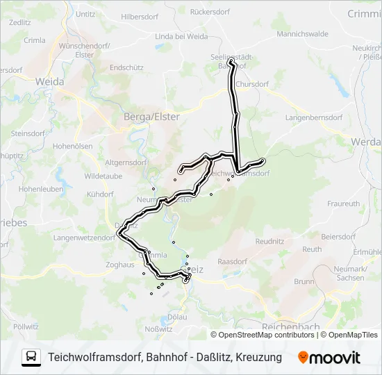 20 Bus Line Map
