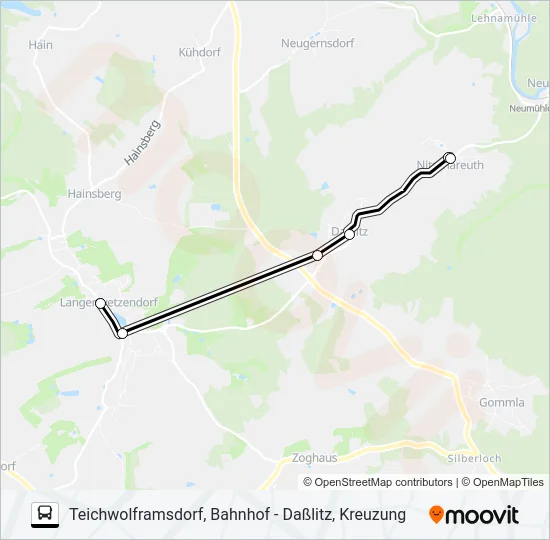 20 Bus Line Map