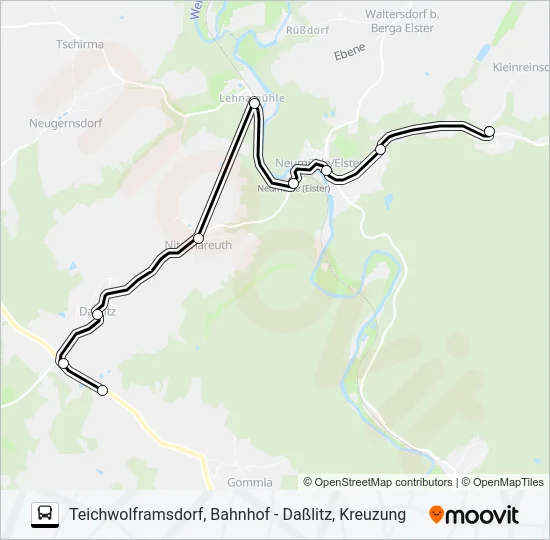 20 Bus Line Map