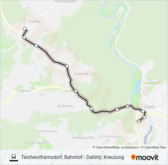 20 Bus Line Map