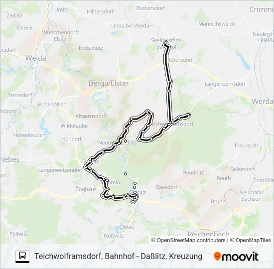 20 Bus Line Map