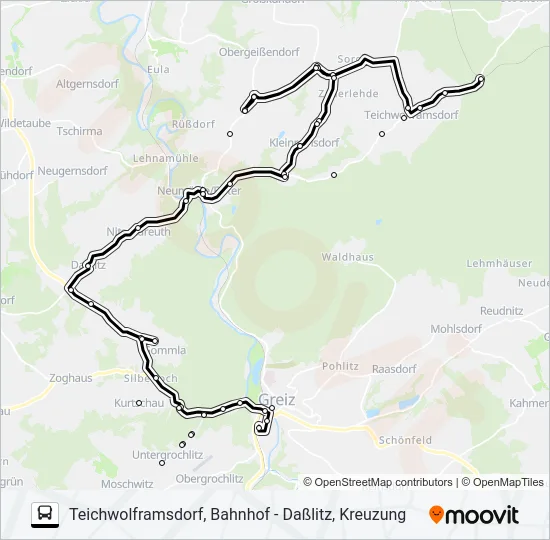 20 Bus Line Map