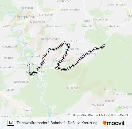 20 Bus Line Map