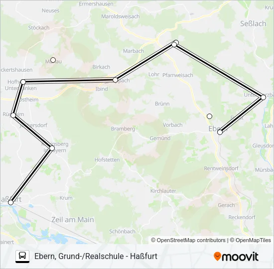 1159 Bus Line Map