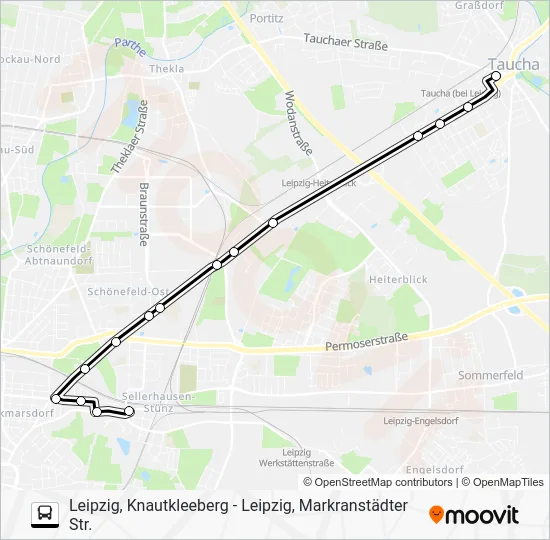 Автобус SEV3: карта маршрута