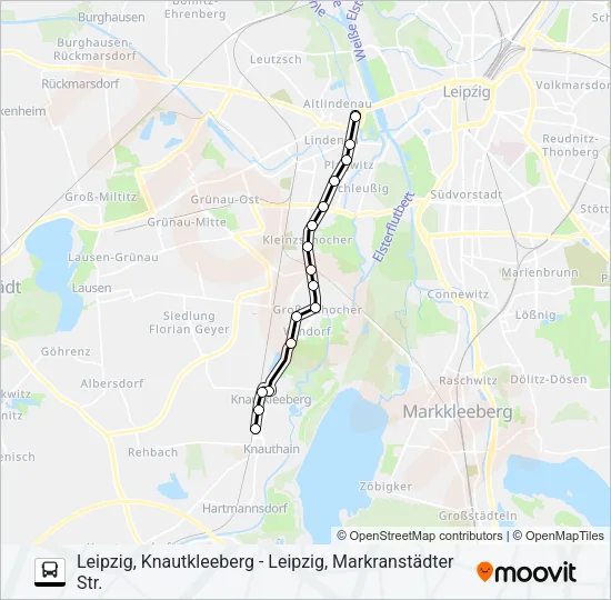 Автобус SEV3: карта маршрута