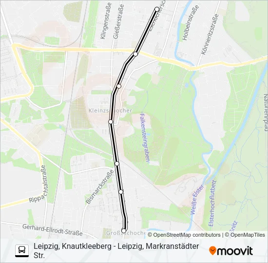 SEV3 Bus Line Map
