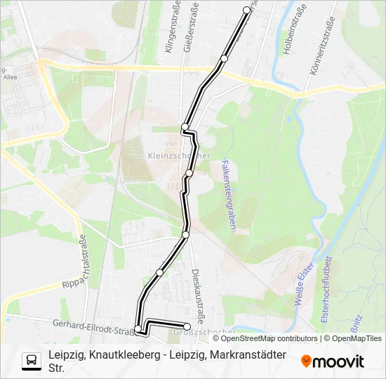 Автобус SEV3: карта маршрута