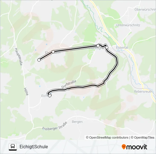 56 Bus Line Map