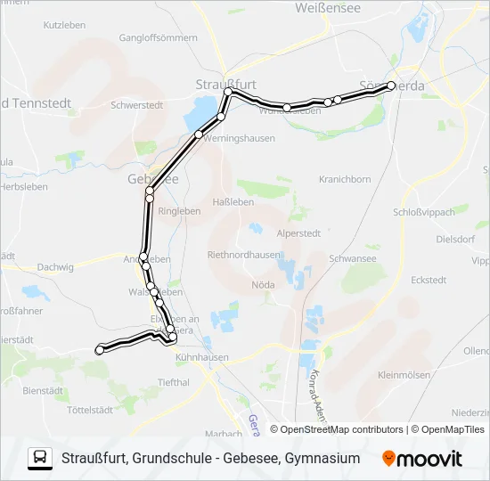 200 Bus Line Map