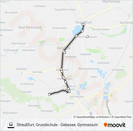 200 Bus Line Map