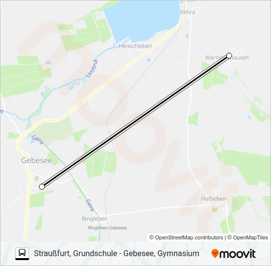 200 Bus Line Map