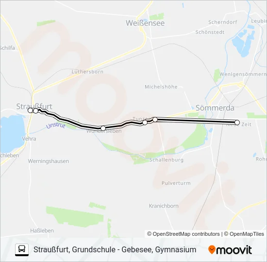 200 Bus Line Map