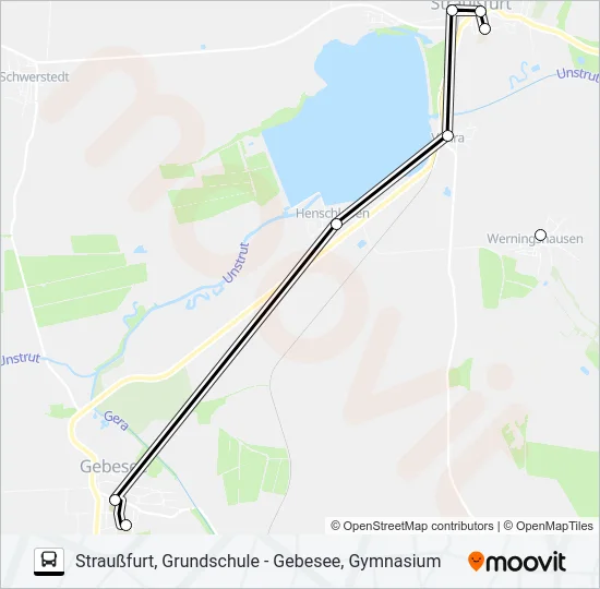 200 Bus Line Map