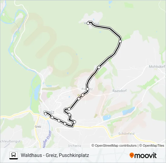 7 Bus Line Map