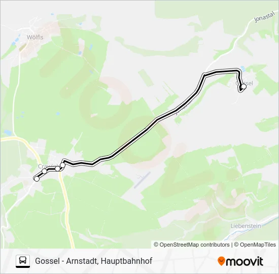 Автобус 360: карта маршрута