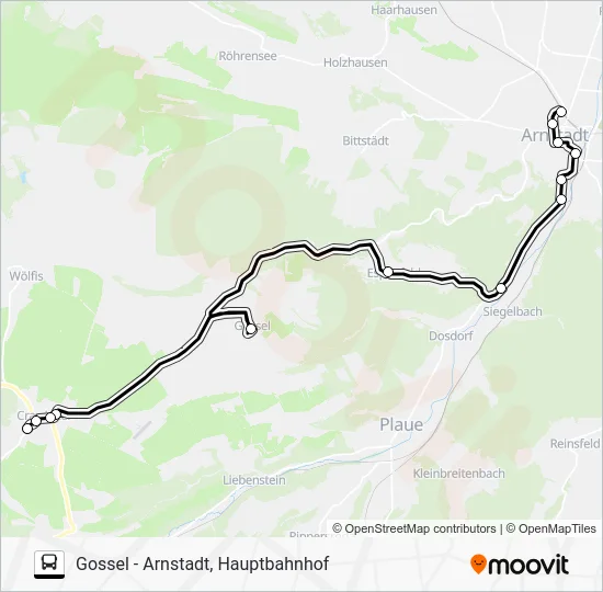 Автобус 360: карта маршрута