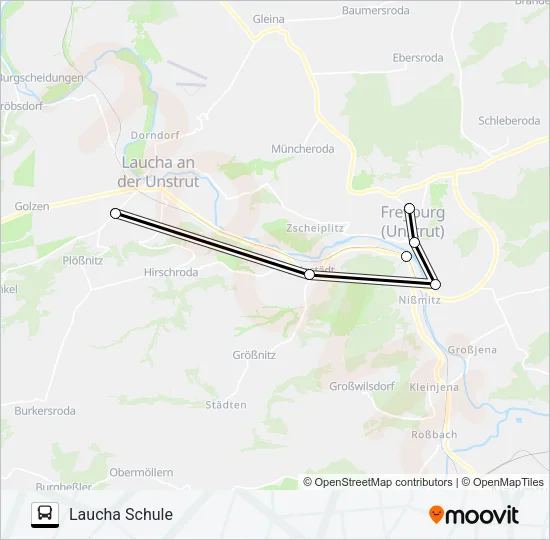610 Bus Line Map