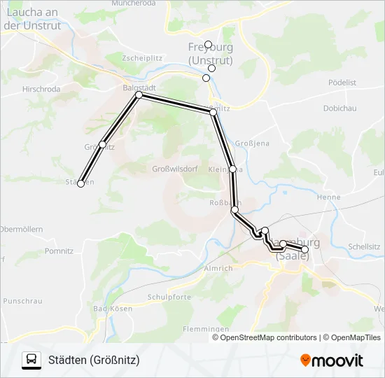 610 Bus Line Map