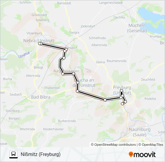 610 Bus Line Map