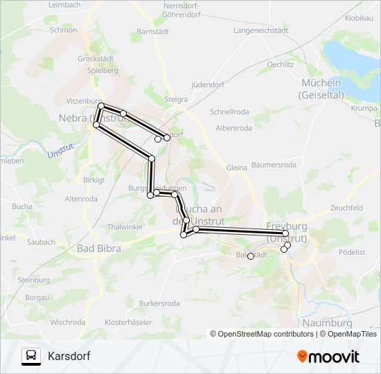 Автобус 610: карта маршрута