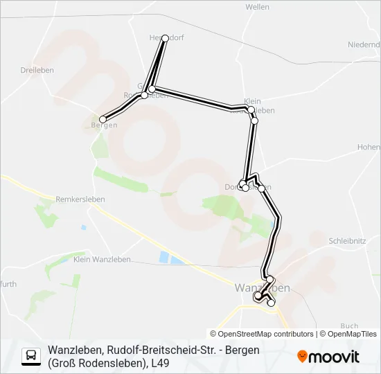 662 Bus Line Map