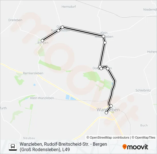 662 Bus Line Map