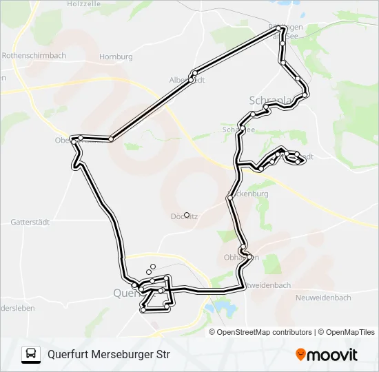 704 Bus Line Map