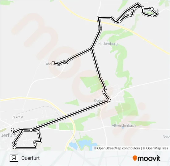704 Bus Line Map