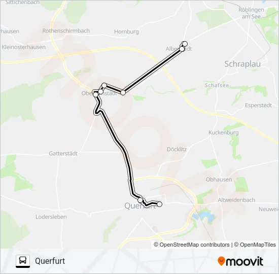 704 Bus Line Map