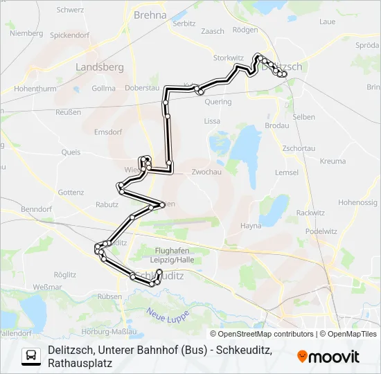 209 Bus Line Map