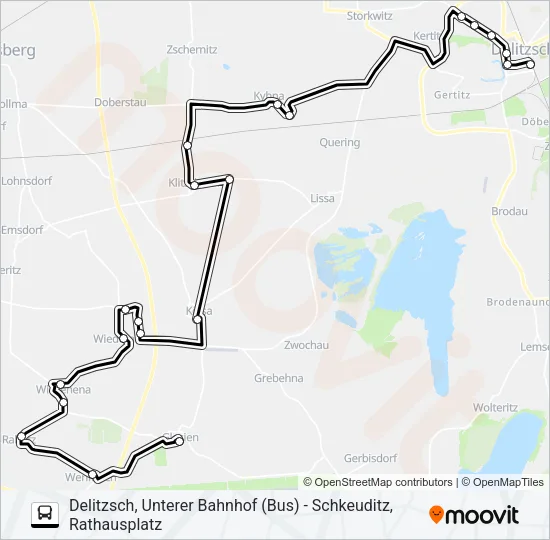 209 Bus Line Map