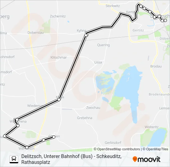 209 Bus Line Map
