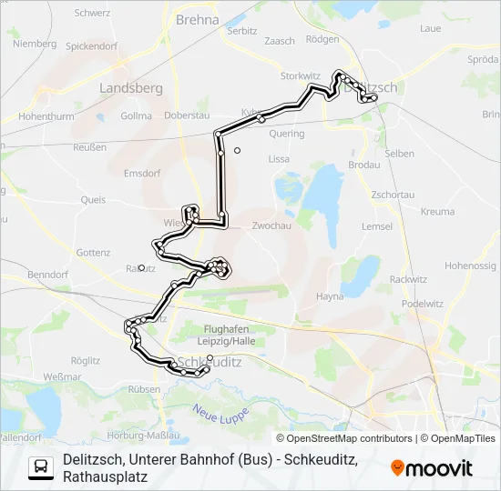 209 Bus Line Map