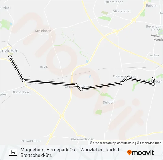 659 Bus Line Map