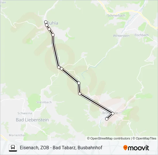 142 Bus Line Map