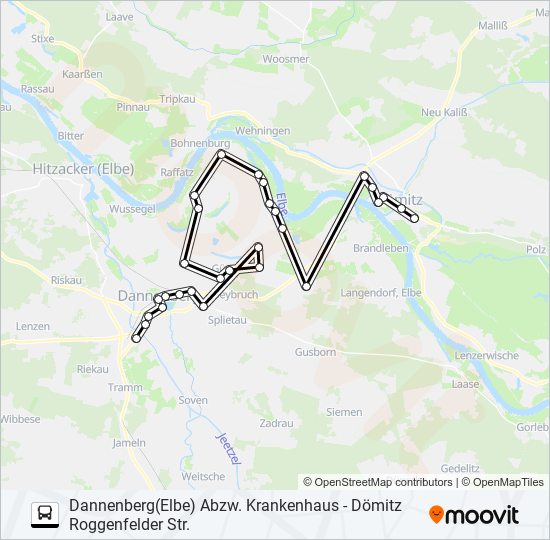 8710 bus Line Map