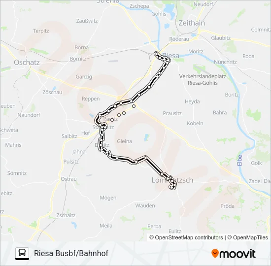 431 Bus Line Map